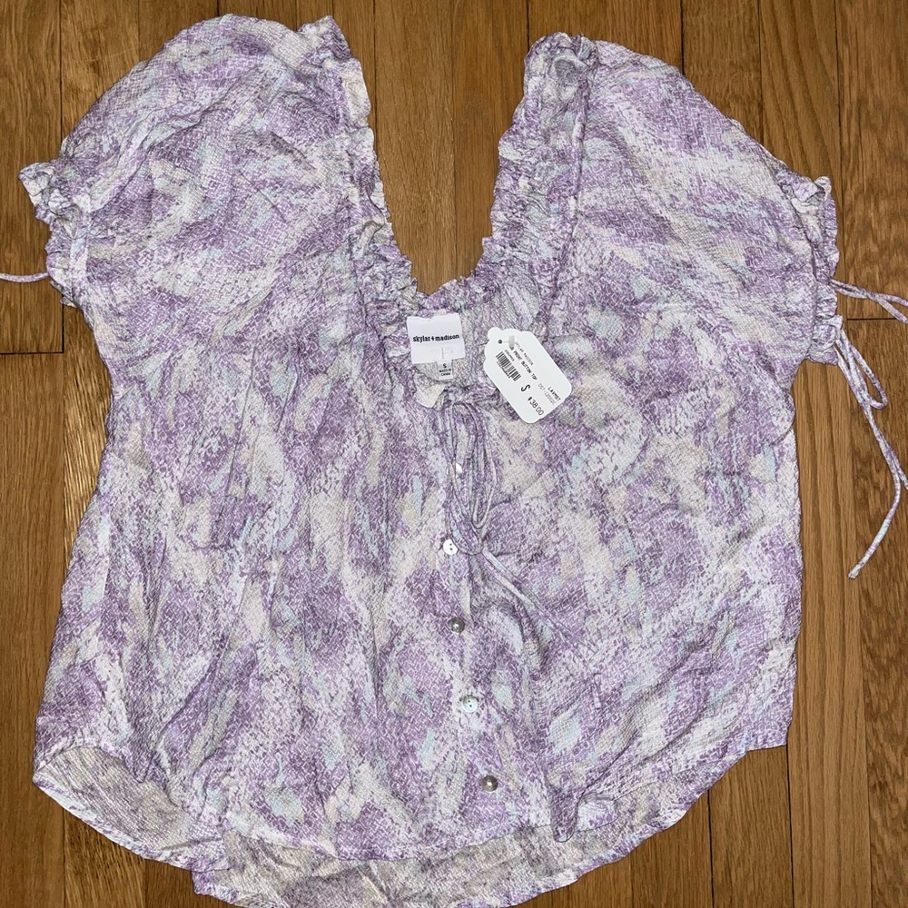 Short sleeve blouse new with tags